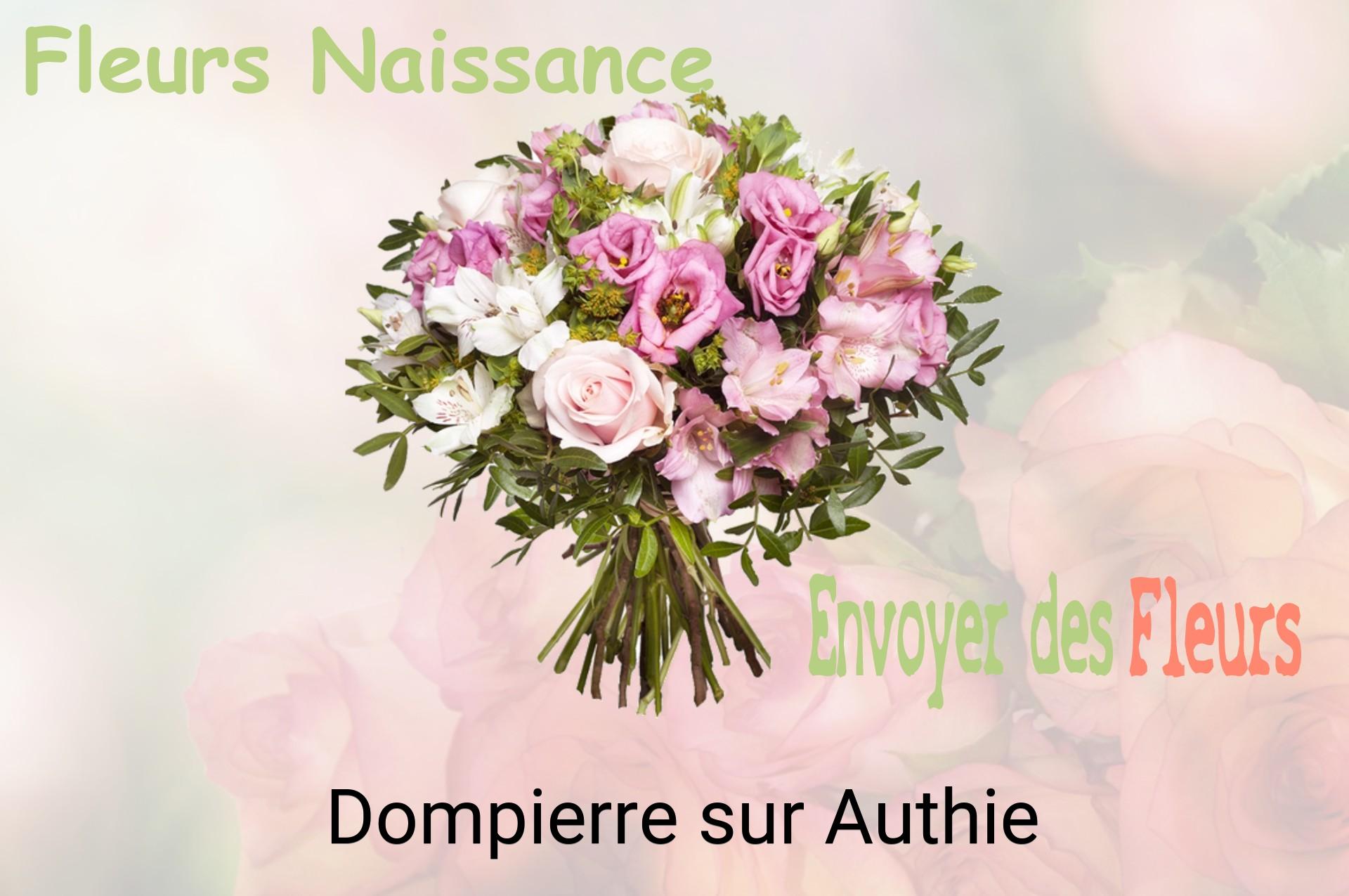 Bouquet de fleurs de naissance livré à Dompierre-sur-Authie